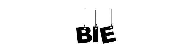 Party Letters On a Rope  Free Fonts Download