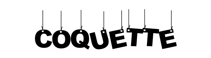 Party Letters On a Rope  Free Fonts Download