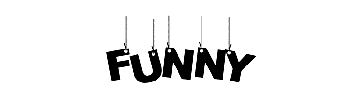 Party Letters On a Rope  Free Fonts Download