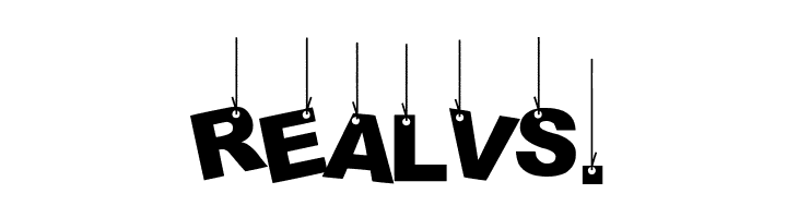 Party Letters On a Rope  Free Fonts Download