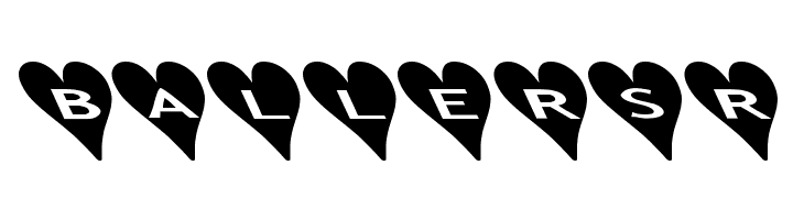 AlphaShapes hearts 2b  Free Fonts Download