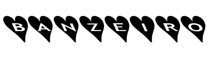 AlphaShapes hearts 2b  Free Fonts Download