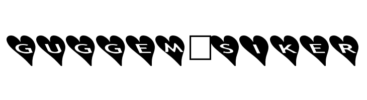 AlphaShapes hearts 2b  Free Fonts Download