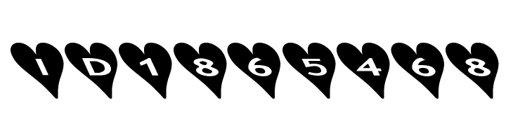 AlphaShapes hearts 2b  Free Fonts Download