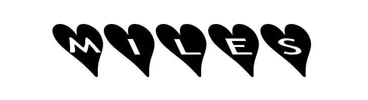 AlphaShapes hearts 2b  Free Fonts Download