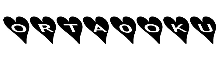 AlphaShapes hearts 2b  Free Fonts Download