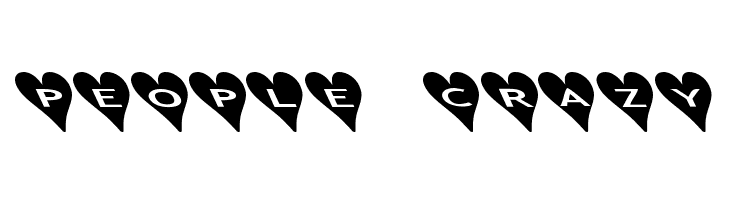 AlphaShapes hearts 2b  Free Fonts Download