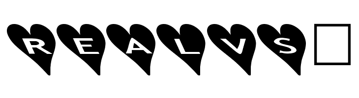 AlphaShapes hearts 2b  Free Fonts Download