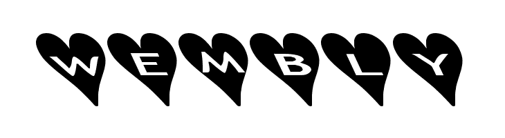 AlphaShapes hearts 2b  Free Fonts Download