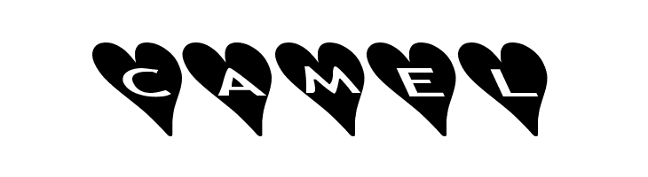 AlphaShapes hearts 2b  Free Fonts Download