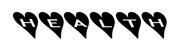 AlphaShapes hearts 2b  Free Fonts Download