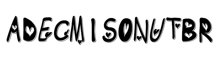 heart emboss  Free Fonts Download