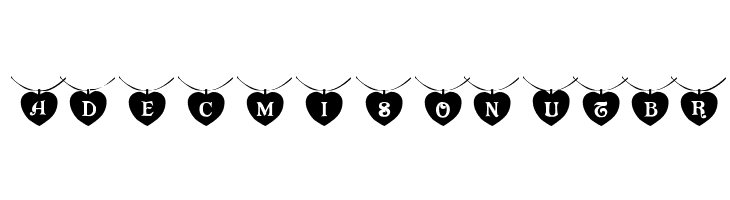 101! Heart StringZ  Free Fonts Download