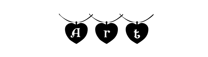 101! Heart StringZ  Free Fonts Download