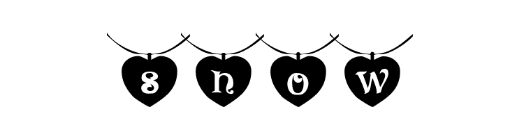 101! Heart StringZ  Free Fonts Download
