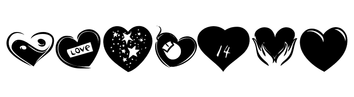 KR Valentines 2006 Six  Free Fonts Download