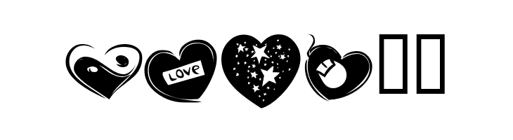 KR Valentines 2006 Six  Free Fonts Download