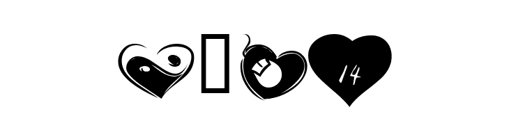 KR Valentines 2006 Six  Free Fonts Download