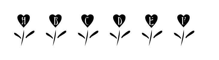 101! Love Garden  Free Fonts Download