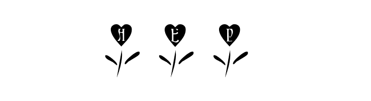 101! Love Garden  Free Fonts Download