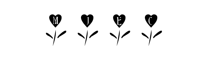 101! Love Garden  Free Fonts Download