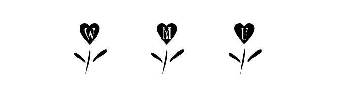 101! Love Garden  Free Fonts Download