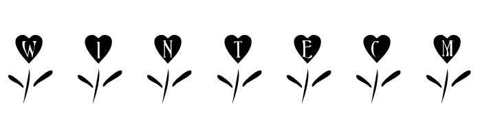 101! Love Garden  Free Fonts Download