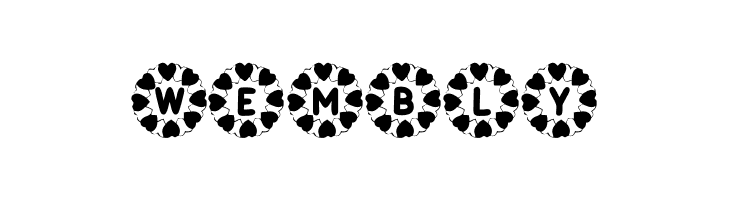 KR Wreath Of Hearts  Free Fonts Download