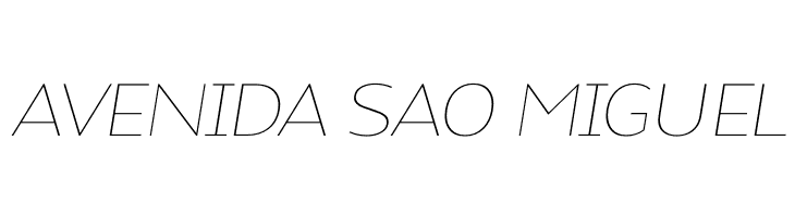 Atozimple Thin Italic  Free Fonts Download