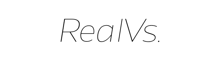 Atozimple Thin Italic  Free Fonts Download