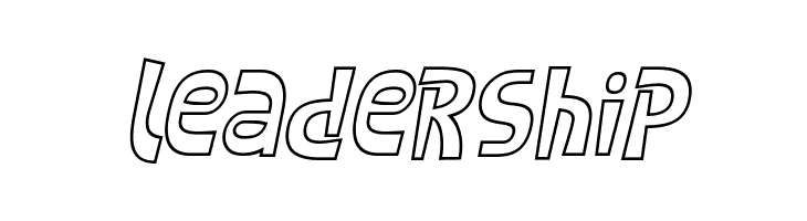 SHEROO Outline Italic  Free Fonts Download