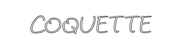 Noela Sherly Outline  Free Fonts Download