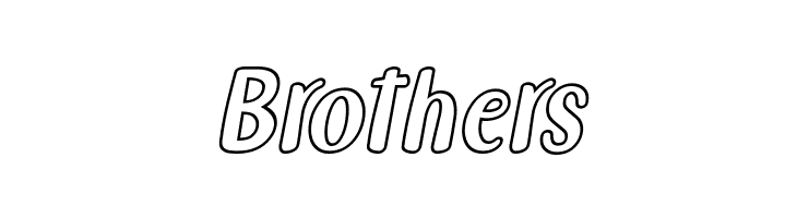 Fish Grill Outline Italic  Free Fonts Download