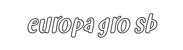 Fish Grill Outline Italic  Free Fonts Download