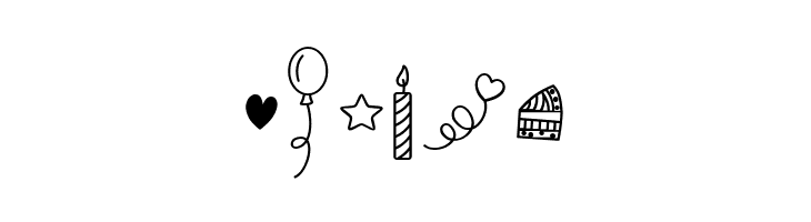 Habede Extra Doodles  Free Fonts Download