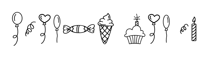 Habede Extra Doodles  Free Fonts Download