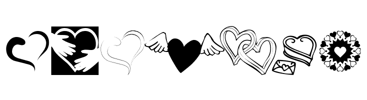 KR Cuori Divertenti 5  Free Fonts Download