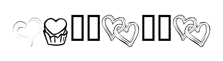 KR Cuori Divertenti 5  Free Fonts Download