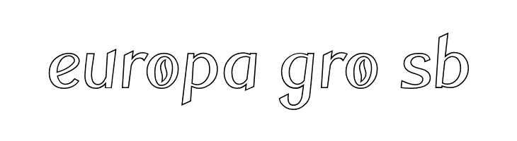 AtaroOutline  Free Fonts Download