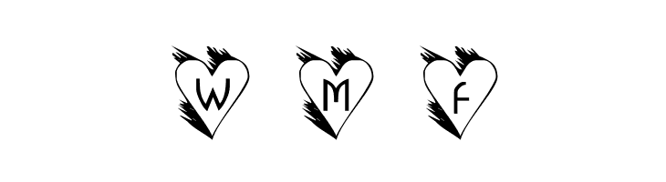 LCR Hearts Afire  Free Fonts Download
