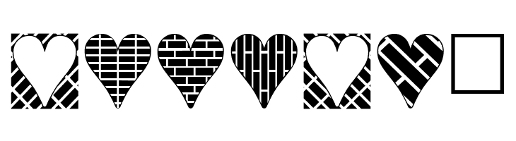 Heart Things 3  Free Fonts Download
