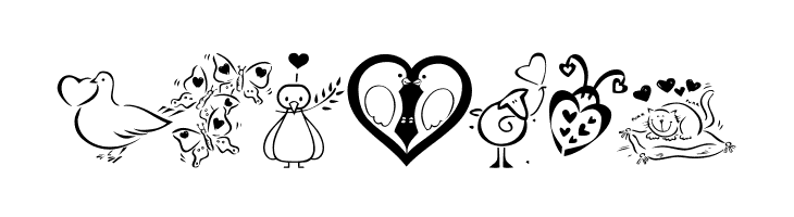 KR Valentines 2006 Three  Free Fonts Download