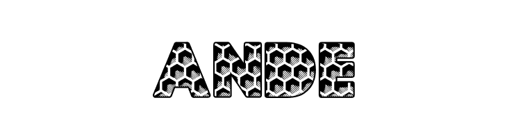 HONEYCOMB BIG PERSONAL USE Regular  Free Fonts Download