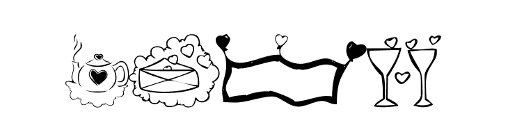 KR Valentines 2006 Five  Free Fonts Download