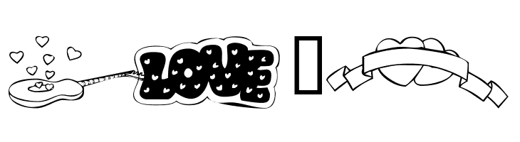 KR Valentines 2006 Five  Free Fonts Download