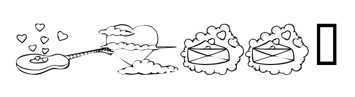 KR Valentines 2006 Five  Free Fonts Download