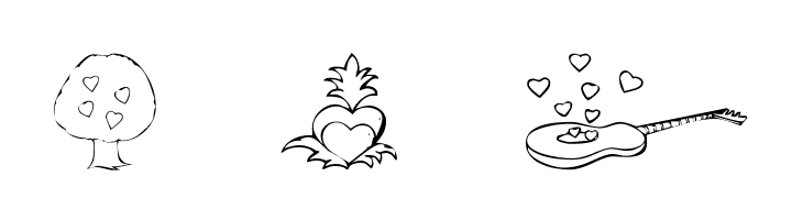 KR Valentines 2006 Five  Free Fonts Download