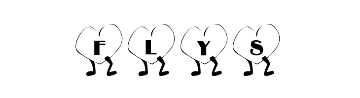 101! Walkin' Heart  Free Fonts Download
