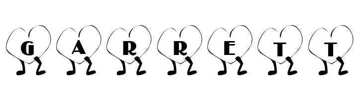 101! Walkin' Heart  Free Fonts Download