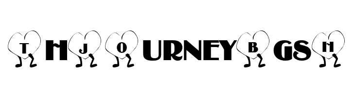 101! Walkin' Heart  Free Fonts Download